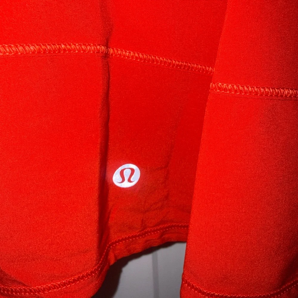 NWT Lululemon Pace Rival Mid-Rise Skirt in Hot Heat, Size 12. - Picture 7 of 10